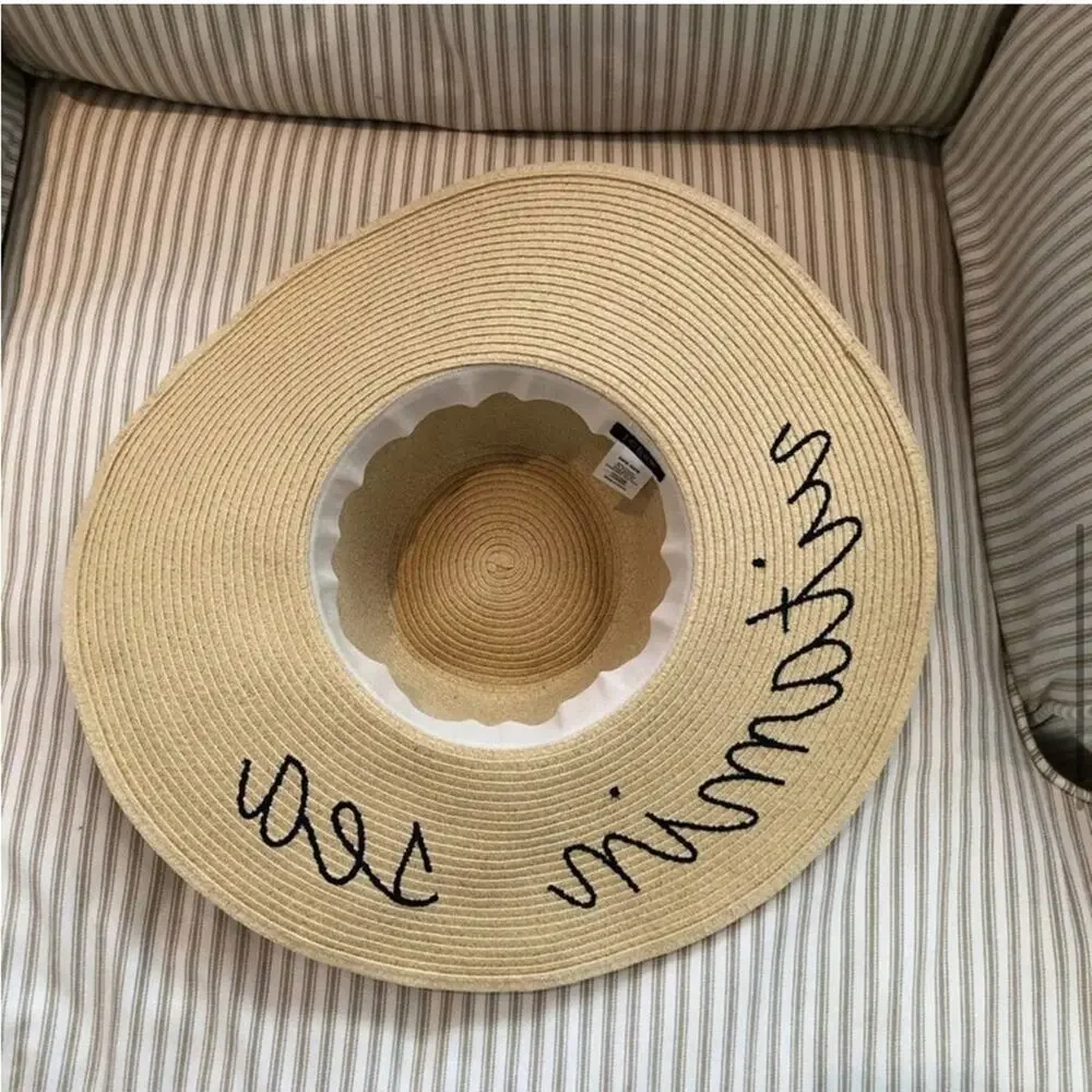 J.Crew Vitamin Sea Straw Brimmed Hat